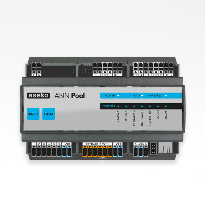 ASIN Pool Aseko Pool Management. Apphantering Intelligent LAN kontroller til flere enheder.