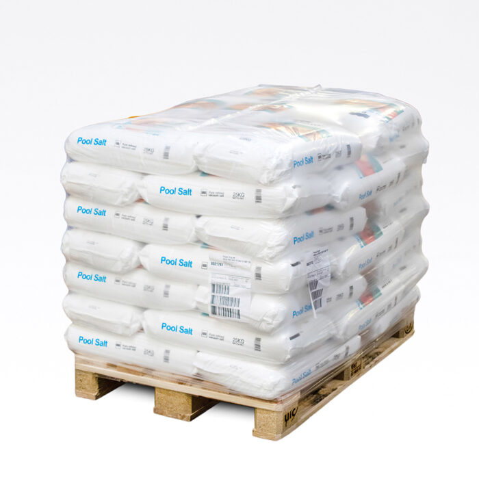 Salt raffinerat i 25 kg säck. Pall