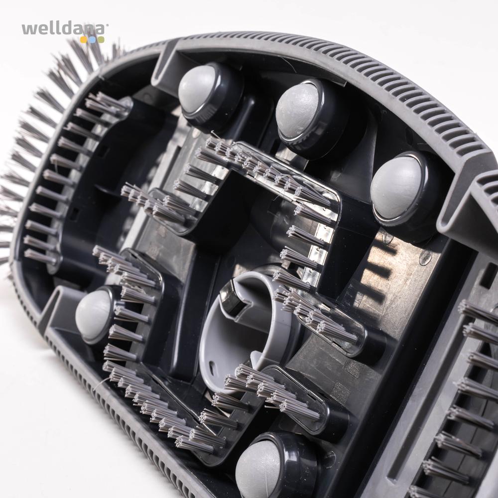 Comfortana golvdammsugare Svart/grå m. sidebørster - |Pool