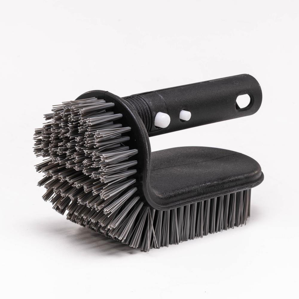 Comfortana Skrubbborste 90 dg Svart/grå - |Pool