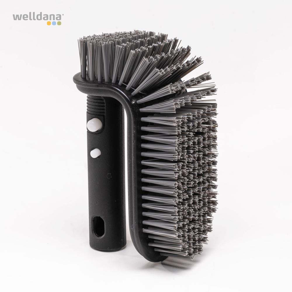 Comfortana Skrubbborste 90 dg Svart/grå - |Pool