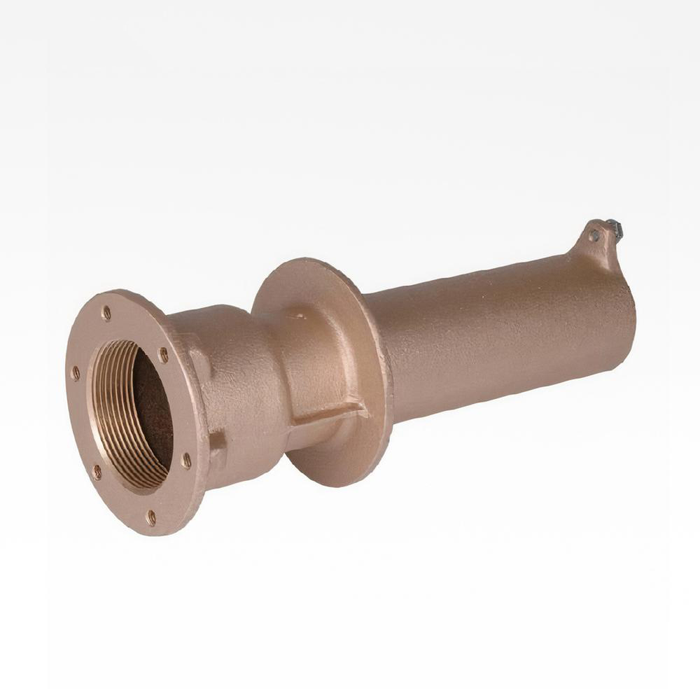 Væg gennemføring 2 " x 1 1/2"   240 mm  Bronze/  Saltvand - |Pool