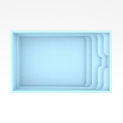Fiberpool modell Oslo 10 x 3
