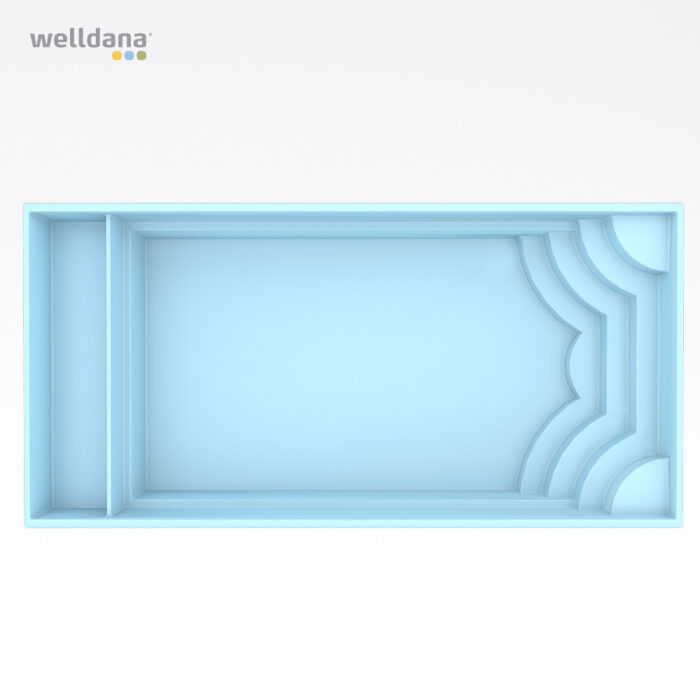 Fiber pool model Pisa  8 x 3