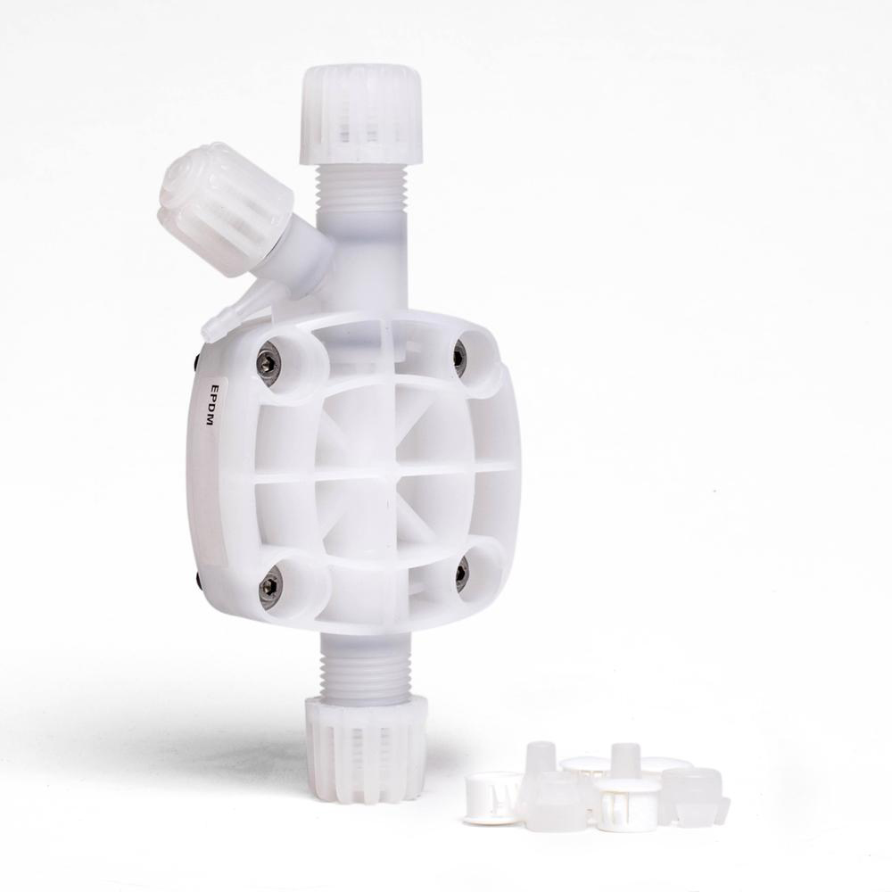 Komplett pumphuvud 5 liter Ductural f/kemikaliepump. Ny modell. - |Vattenbehandling