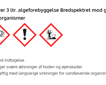 mot gröna mikroorganismer - |Vattenbehandling