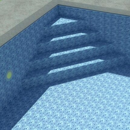 Hjörntrappa Magnelis 4 steg - |Pool