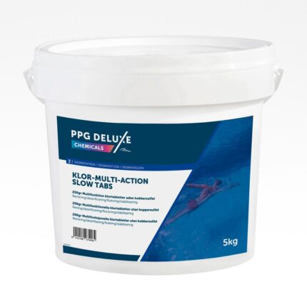Multifunktion Klor­tablett 250 g /5 kg Rening /desinficering/flockning/stabilisering - |Vattenbehandling