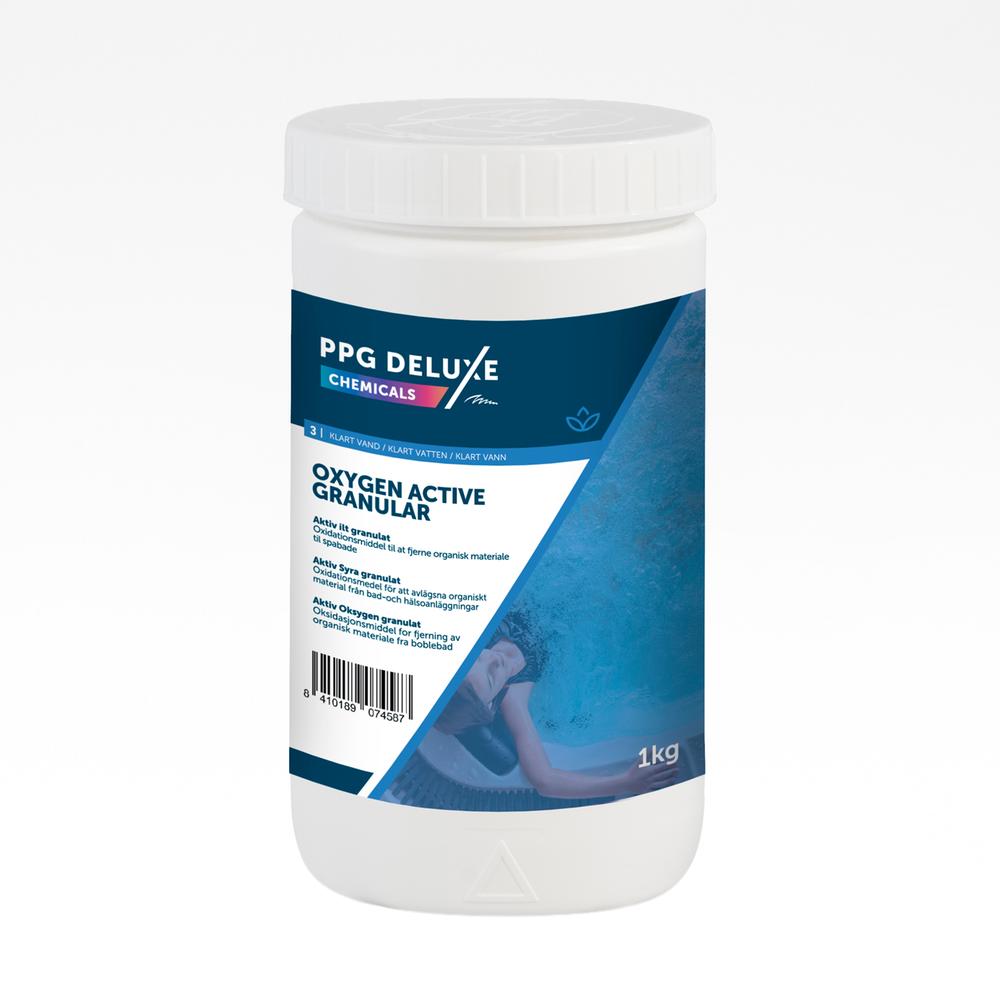 17-1000115_welldana_0_aktiv_ilt_granulat_1kg_spa Aktiv syra granulat 1 kg Desinfektion genom oxidering i pool och spa - |Vattenbehandling
