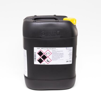 Flytande klor 15 % - 24kg Svart behållare - |Vattenbehandling
