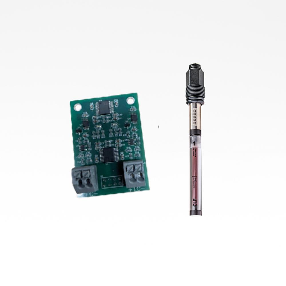 30-280106_welldana_0_fri_klor_sensor_med_pcb_til_bundkort Fri klorsensor med plug-in PCB Space - |Vattenbehandling