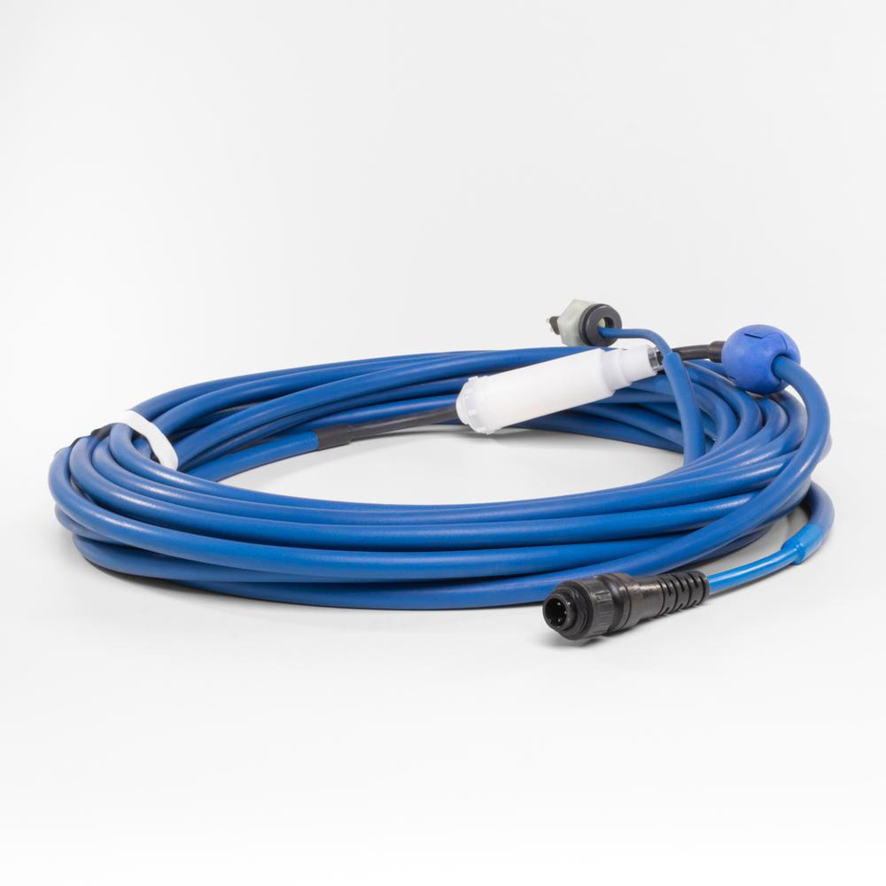 Blå kabel med vridbar koppling – 24 m – 3W Wave 90i - |Pool